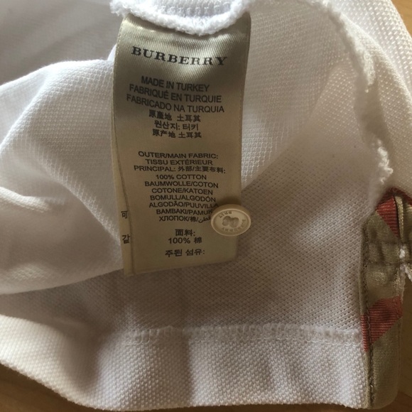 Burberry Check Placket Polo Shirt - Picture 4 of 4